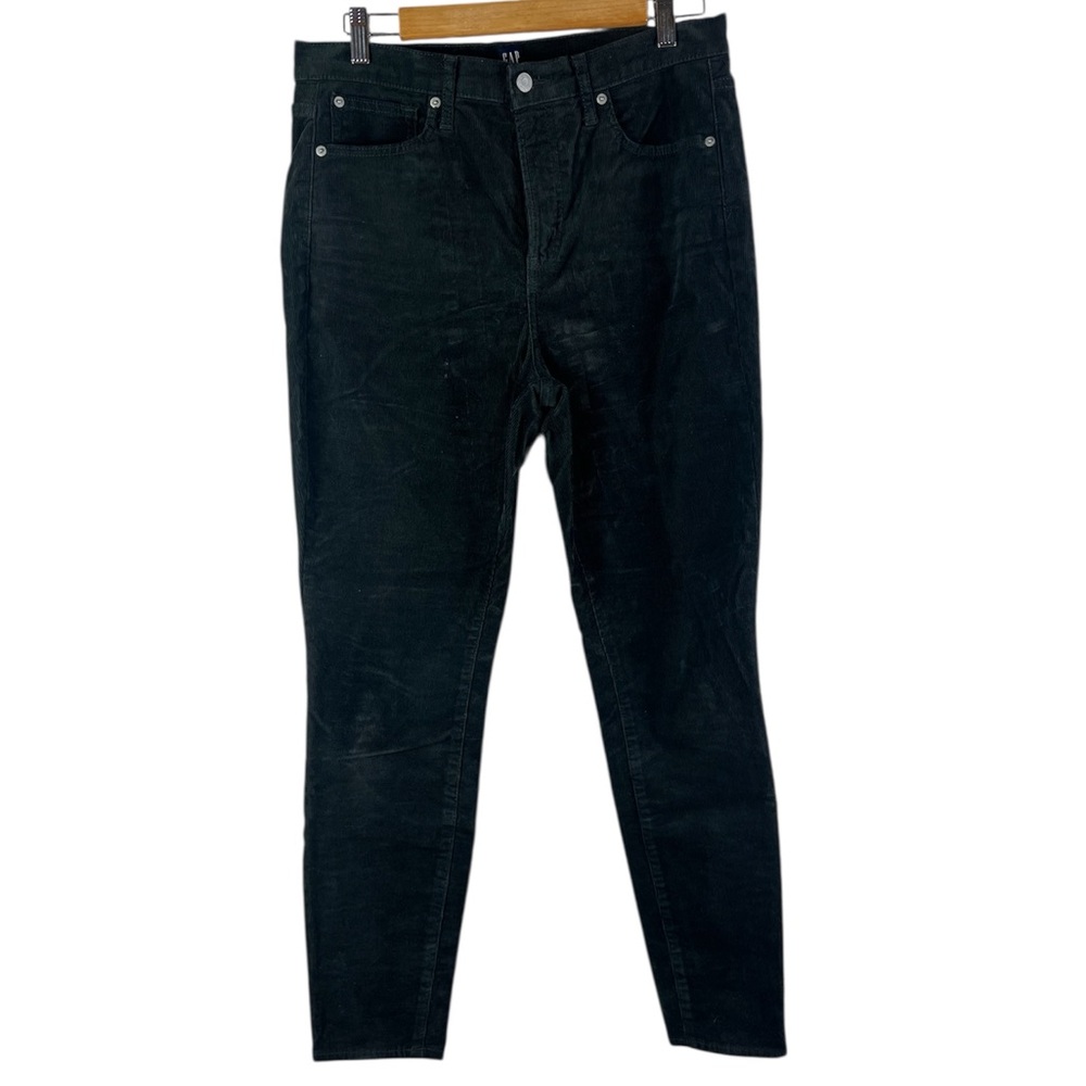 Gap Denim Dark Green Corduroy True Skinny Size 12/31R